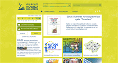 Desktop Screenshot of gulbenesbiblioteka.lv